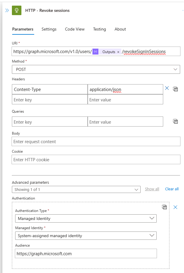 Revoke user sign-in sessions from Entra ID using a Logic App in Azure ...